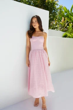 Mimi Moments Strapless Maxi Dress Pink