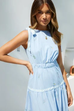 Miss Honey Maxi Dress Blue