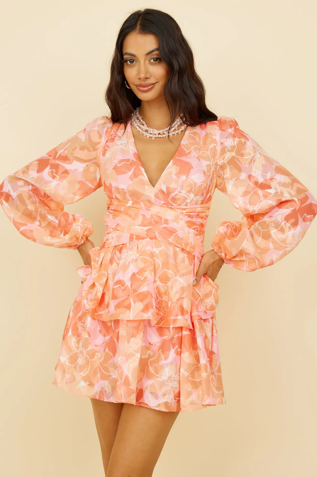 Moment I Knew Dress Orange