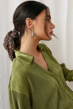 Mona Lisa Earrings Grey