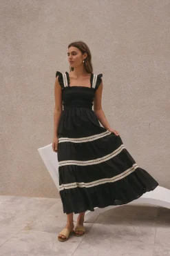Monica Maxi Dress Black