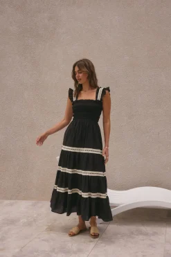 Monica Maxi Dress Black
