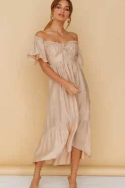 Moonchild Maxi Dress Brown