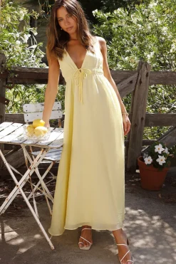 Morning Sun Maxi Dress Yellow