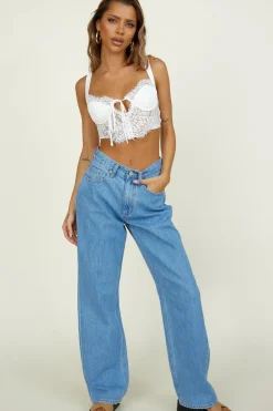 Move With Grace Crop Top White