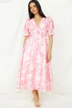 My Juliet Midi Dress Pink