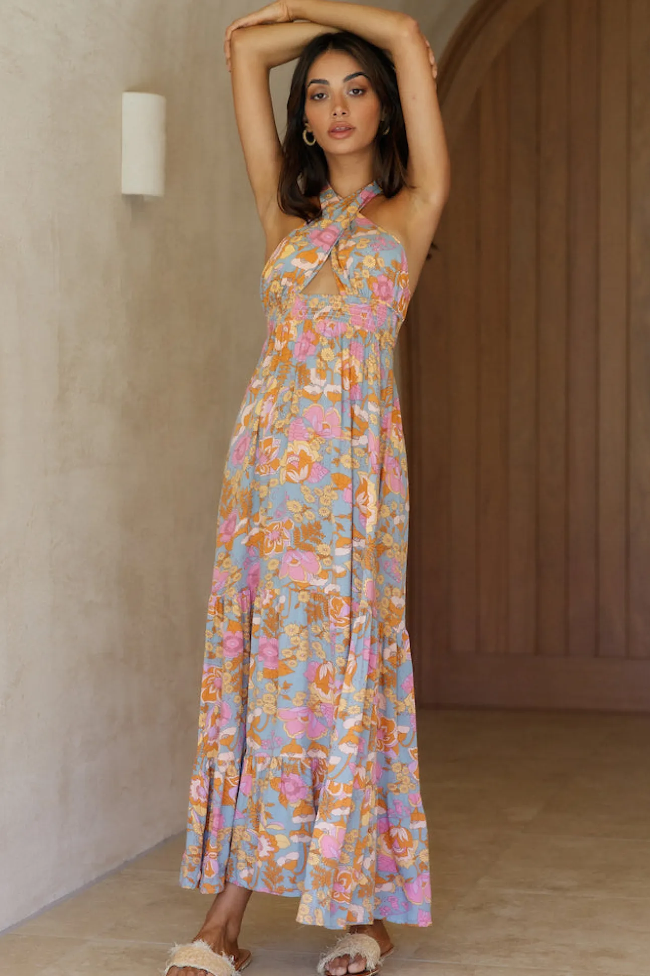 My Sunshine Maxi Dress Sage