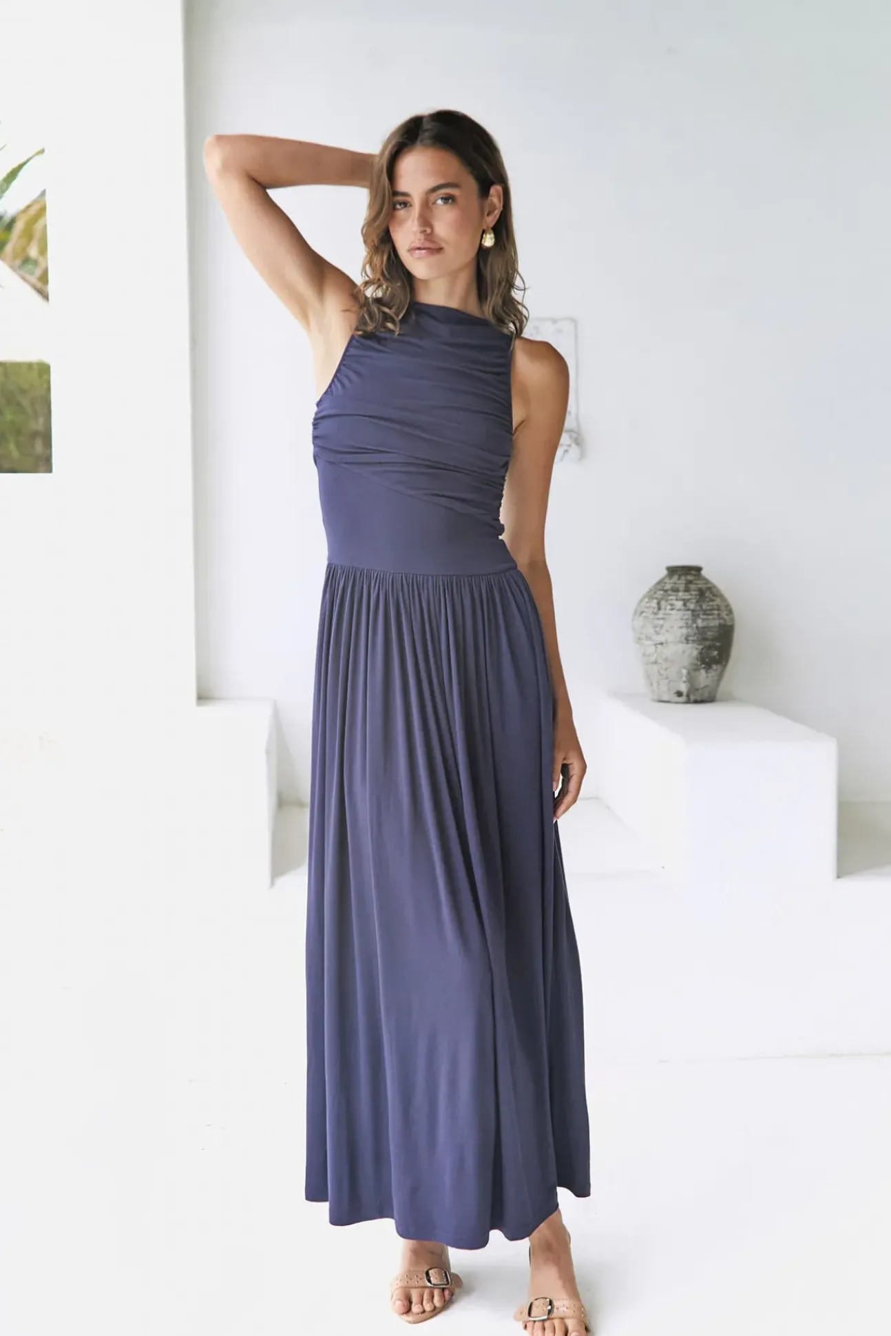 Nalla Maxi Dress Navy
