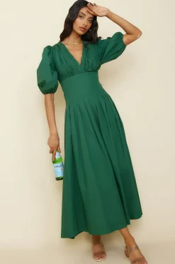 Nature's Escape Maxi Dress Green