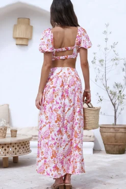 Next Millennium Maxi Skirt Pink