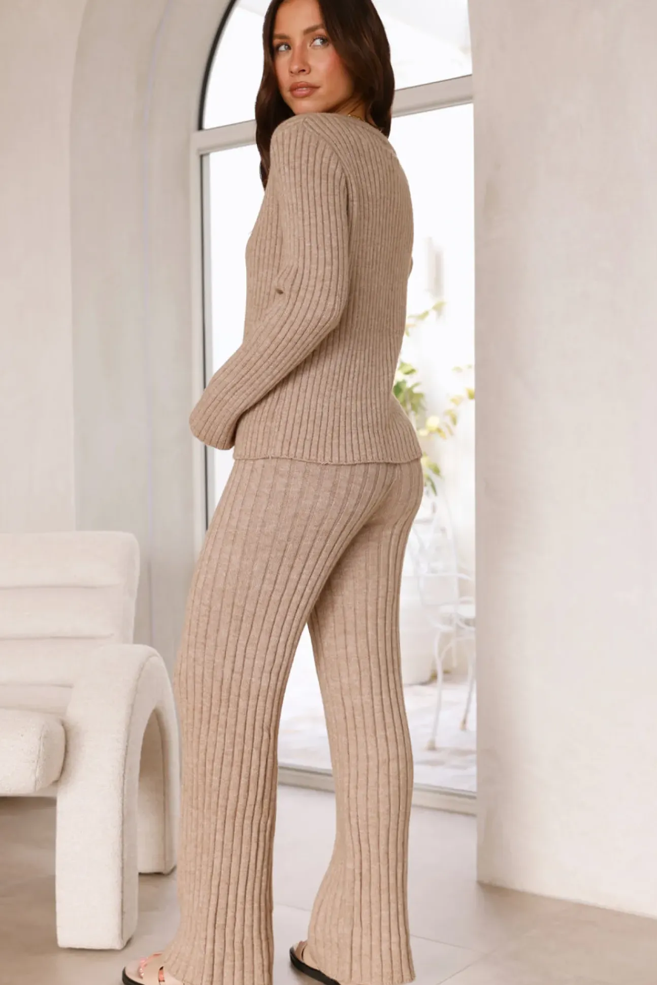 Nicola Knit Top Beige