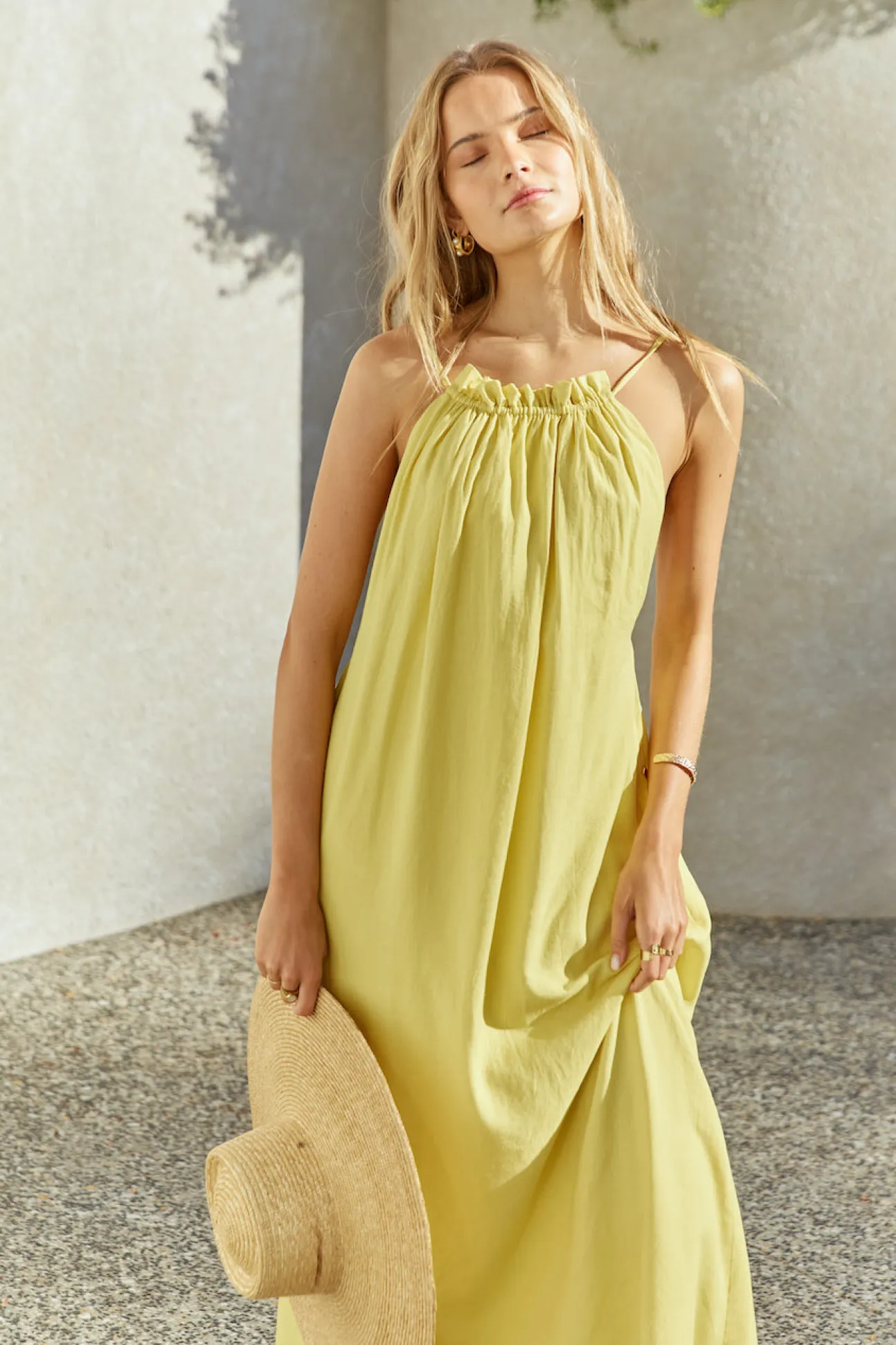 Not So Little Miss Maxi Dress Yellow
