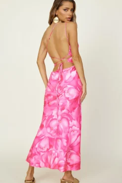 Oceans Apart Maxi Dress Pink