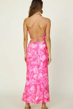 Oceans Apart Maxi Dress Pink