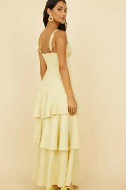 Oh Sunflower Dreams Maxi Dress Yellow