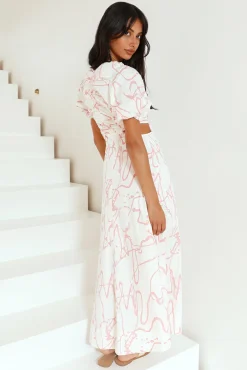 On The Move Maxi Dress Pink
