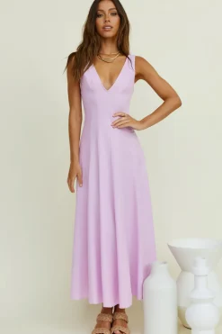 Open Meadows Maxi Dress Lilac