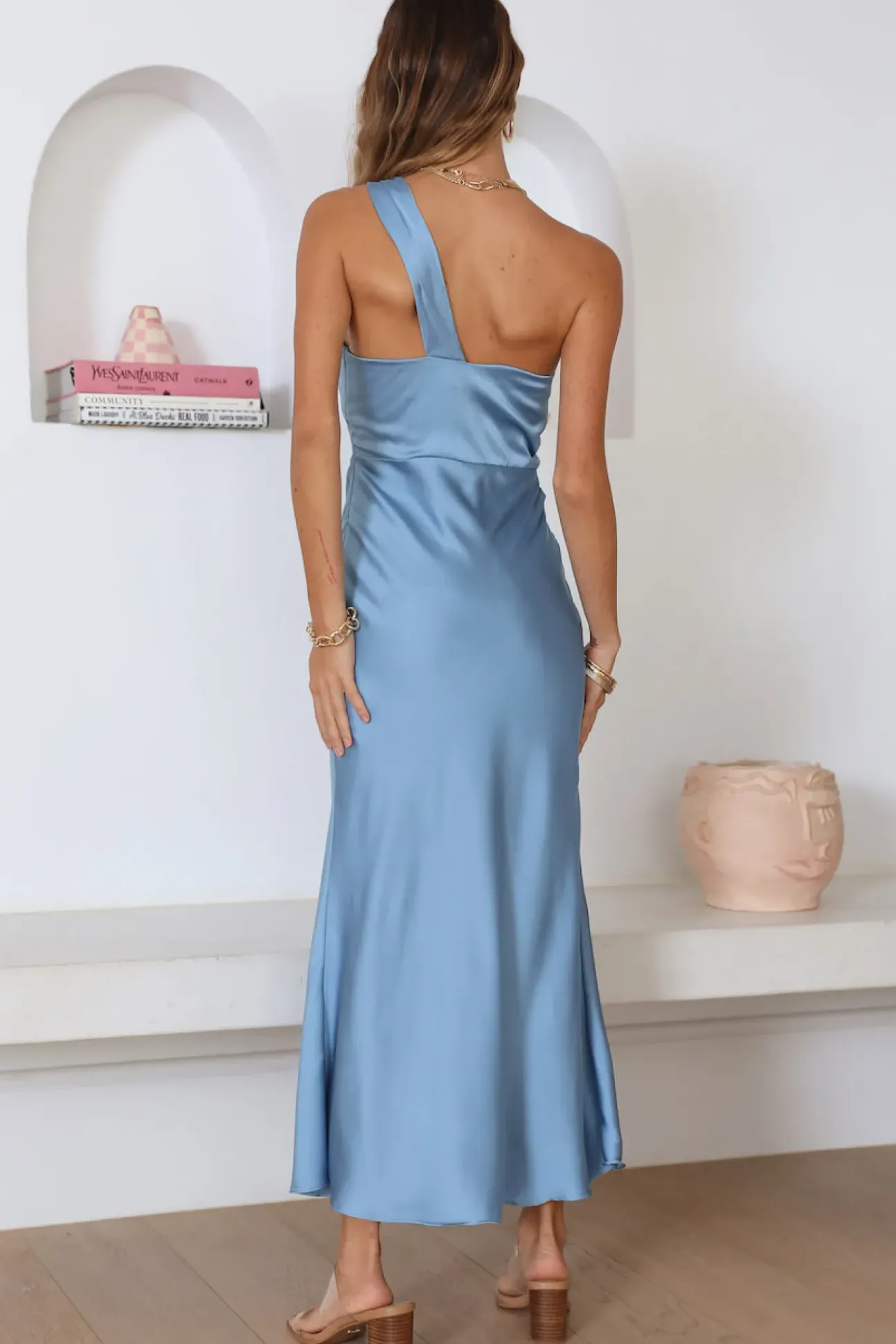 Over Again Maxi Dress Blue
