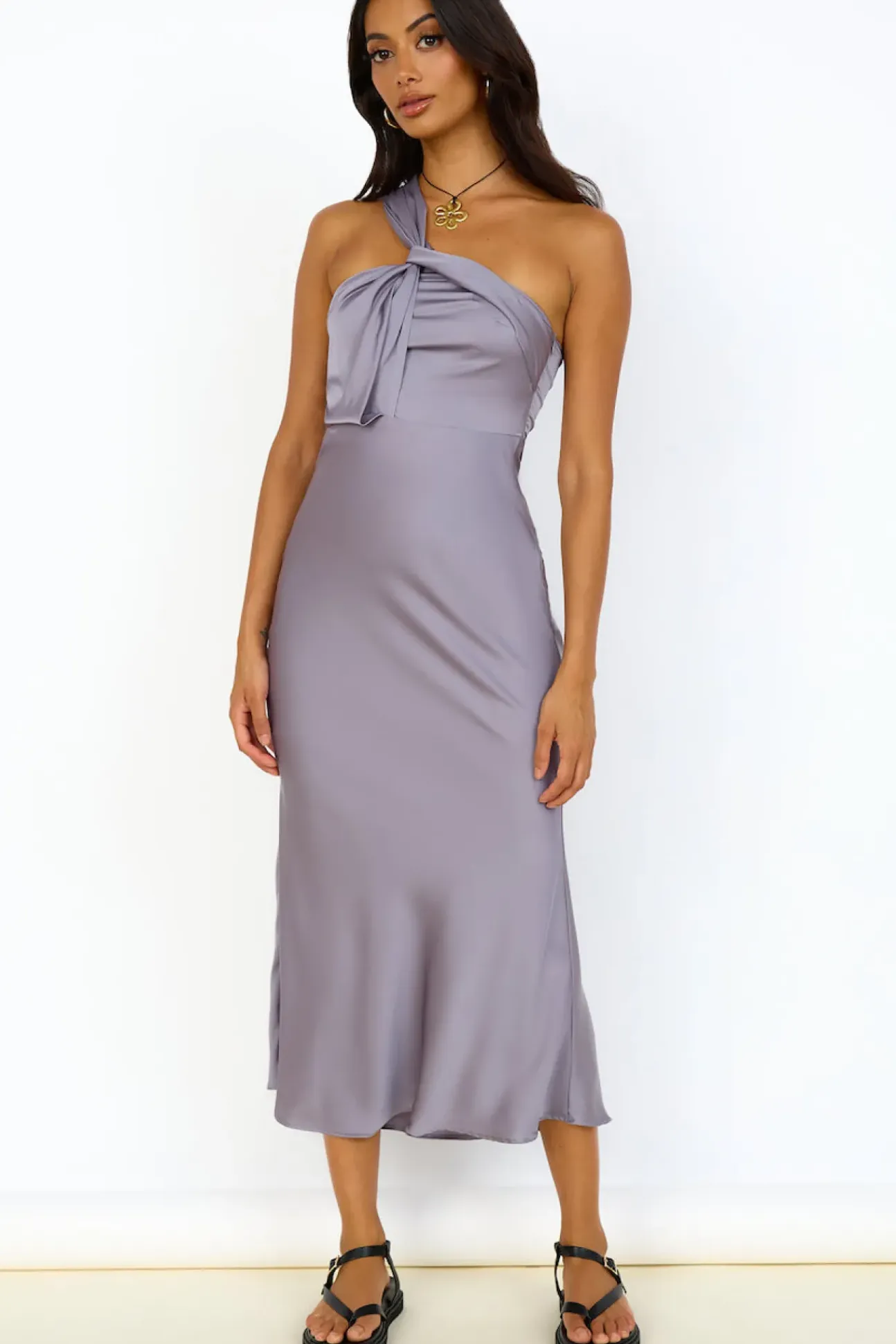 Over Again Maxi Dress Grey