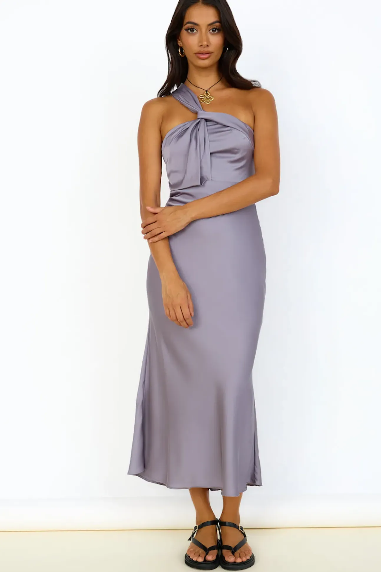 Over Again Maxi Dress Grey
