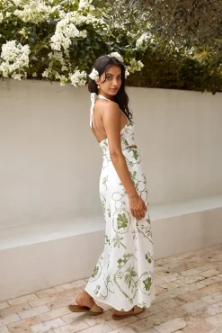 Over The Hedges Maxi Skirt Green