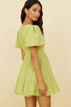 Pancakes For Two Dress Green