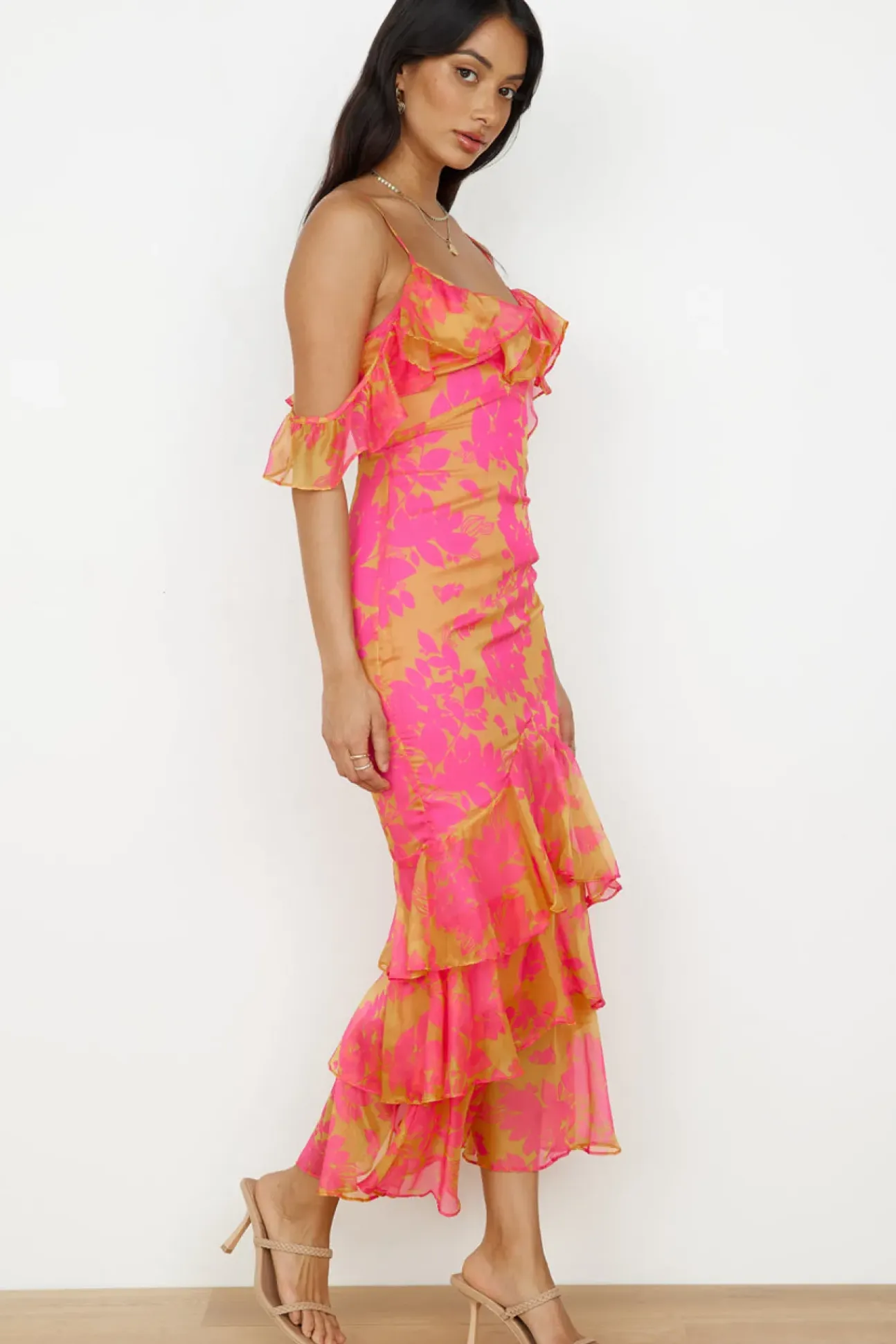 Party On Maxi Dress Pink