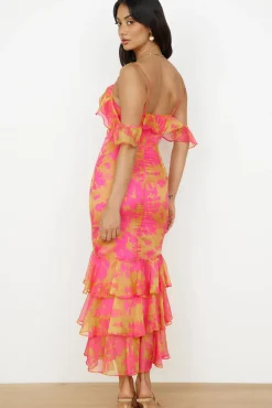 Party On Maxi Dress Pink