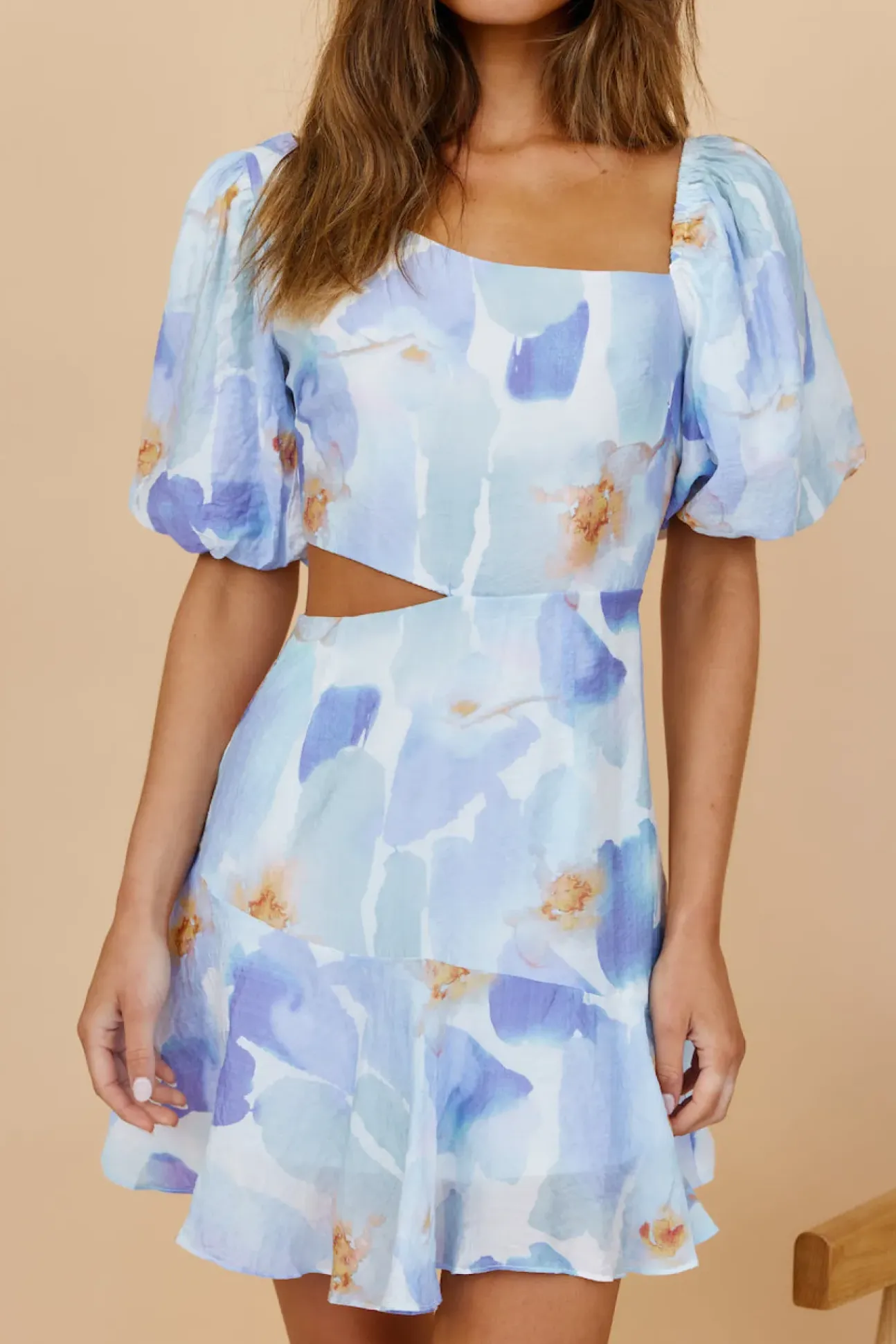 Peaceful Encounters Dress Blue