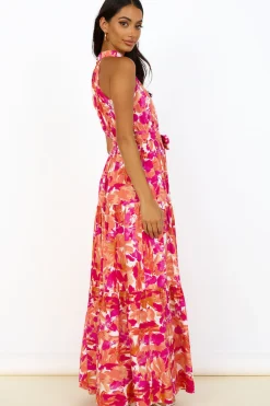 Peach Pie Maxi Dress Pink