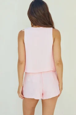 Pearlescent Jewels Shorts Pink