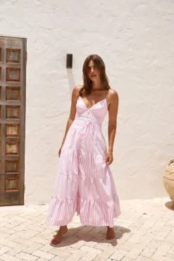 Picnic Season Maxi Dress Pink