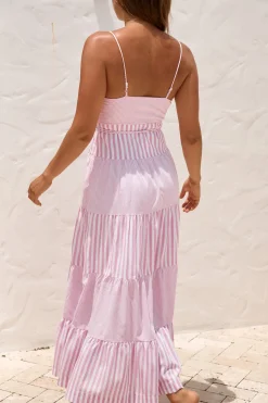 Picnic Season Maxi Dress Pink