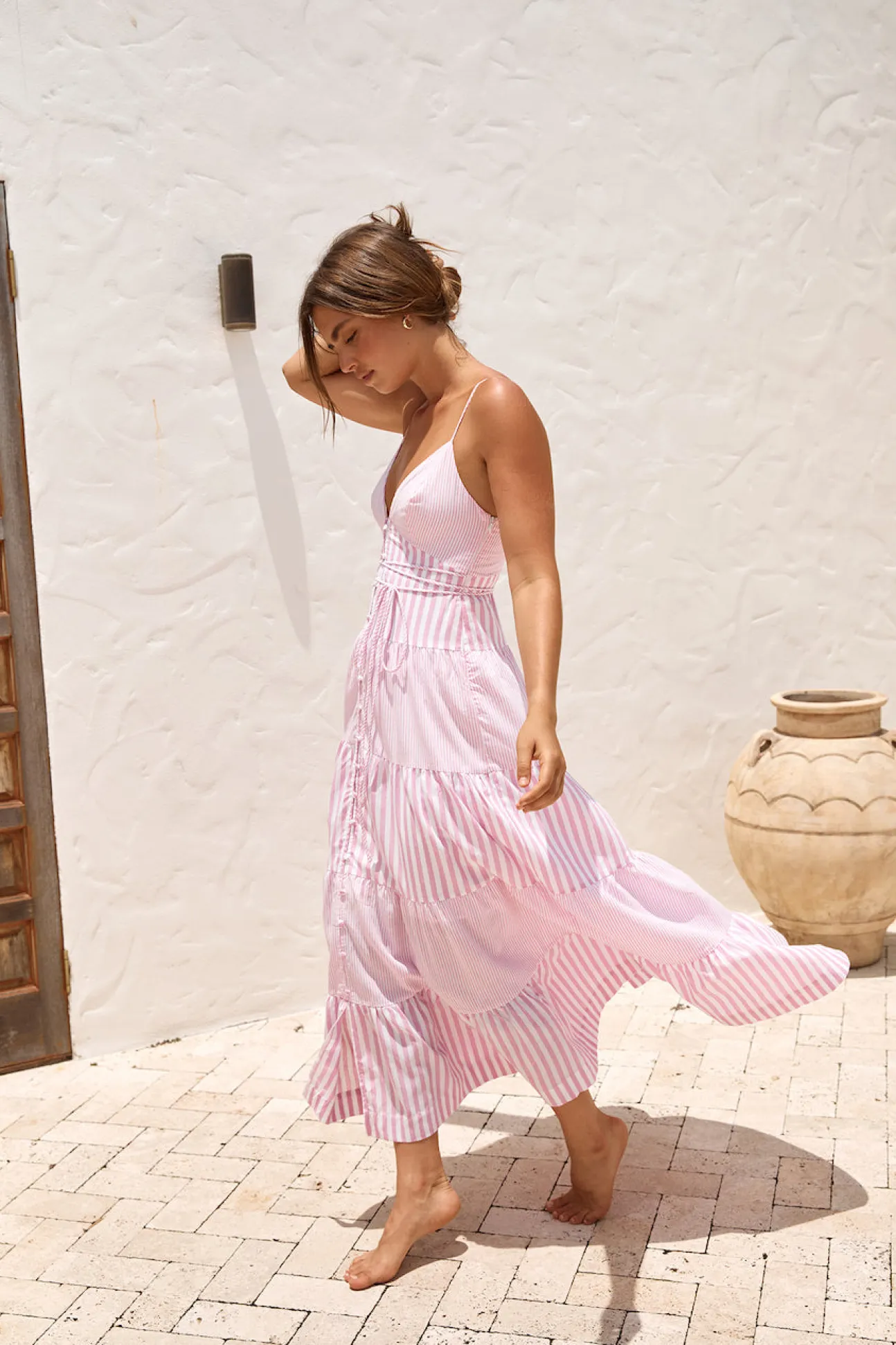 Picnic Season Maxi Dress Pink