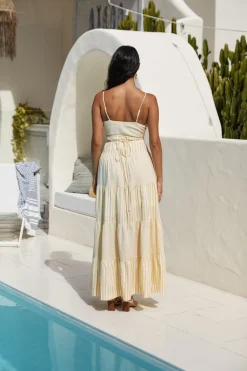 Picnic Season Maxi Dress Yellow