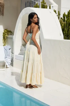 Picnic Season Maxi Dress Yellow