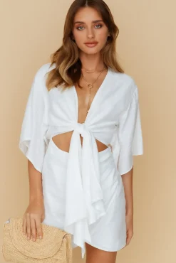 Pieces Of A Whole Dress White