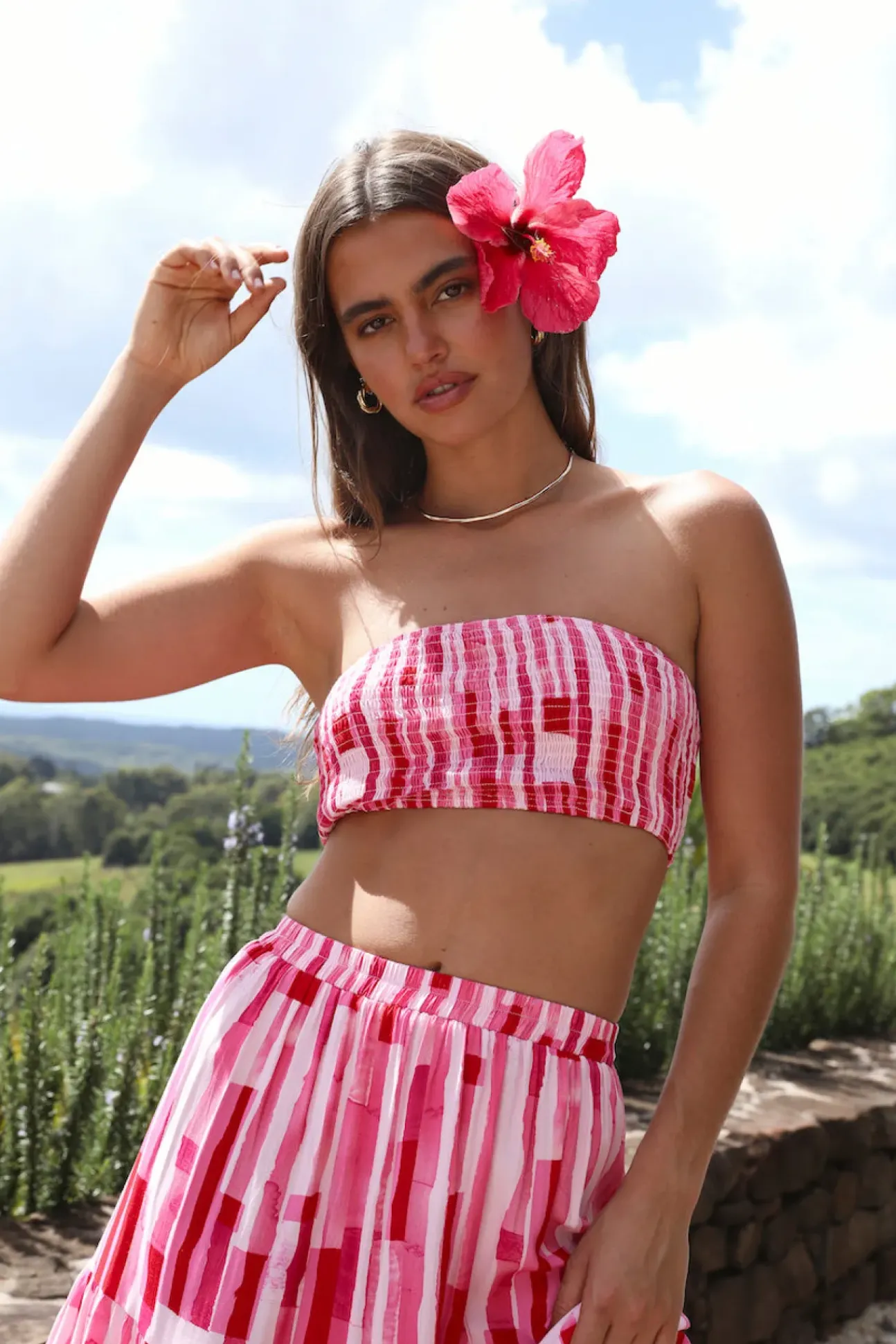 Platonic Crop Top Pink