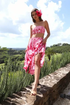 Platonic Maxi Skirt Pink