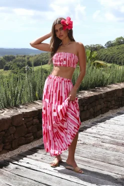 Platonic Maxi Skirt Pink
