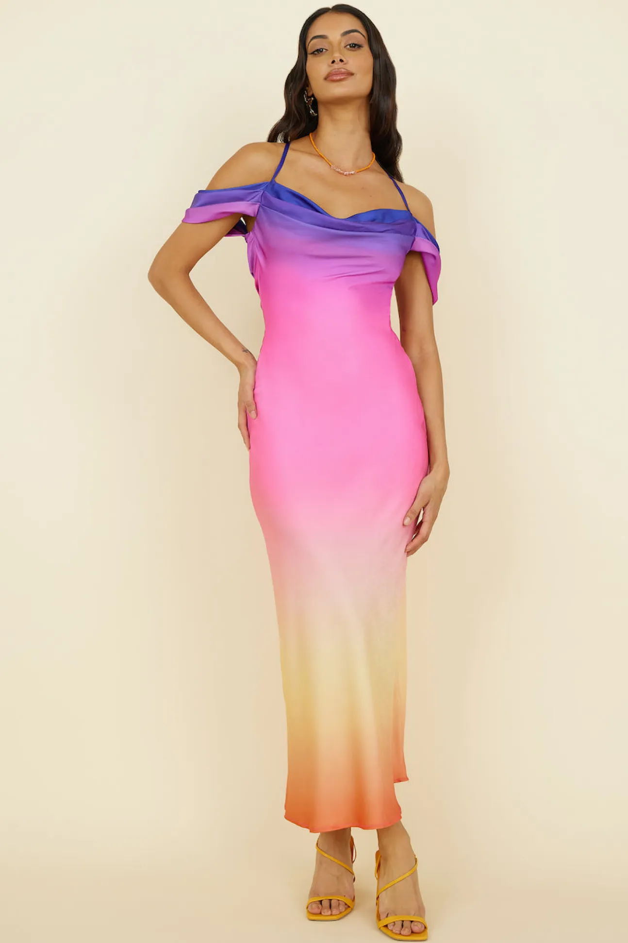 Play My Ace Maxi Dress Multi