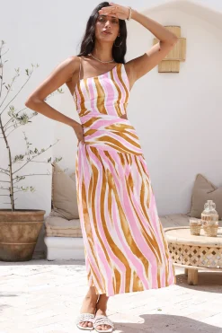 Poppy Seeds Maxi Dress Pink
