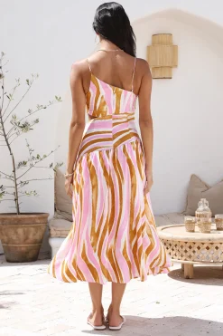 Poppy Seeds Maxi Dress Pink