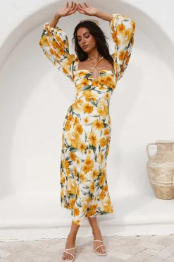 Pottery Class Maxi Dress Yellow
