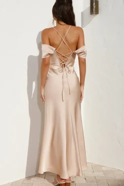 Pour Moi Maxi Dress Champagne