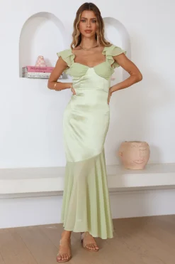 Pretty Wishes Maxi Dress Green