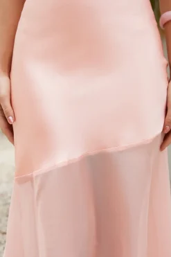 Princess Peach Maxi Dress Pink