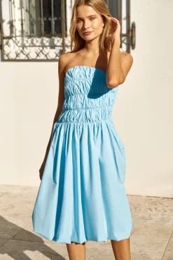 Princess Treatment Bubble Hem Midi Dress