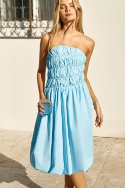 Princess Treatment Bubble Hem Midi Dress
