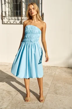 Princess Treatment Bubble Hem Midi Dress
